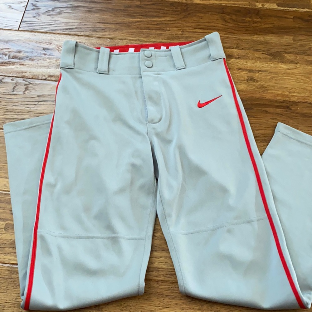 Nike Girls Softball Pants With Button Flaw